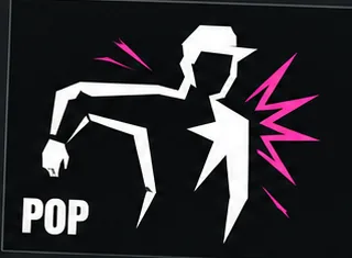 Pictogramme POP du cours Popping